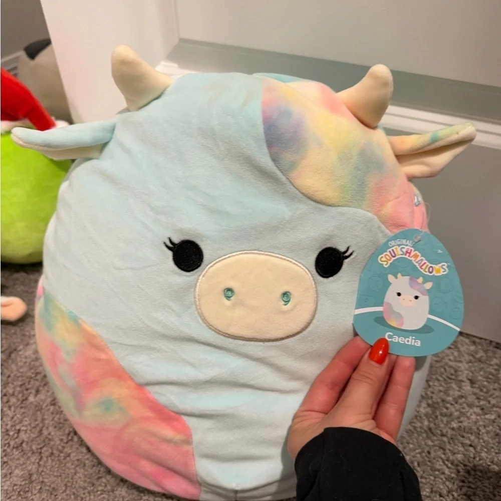 Caedia Squishmallows Pastel Unicorn Plush